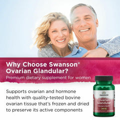 Swanson Ovarian Glandular front of box — neat packaging for wellness routines.