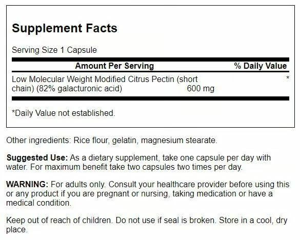 Close-up of Swanson PectiPure capsules emphasizing convenient daily fiber support.