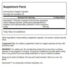 Swanson Premium Brand Neumentix capsules close-up for daily mental sharpness.