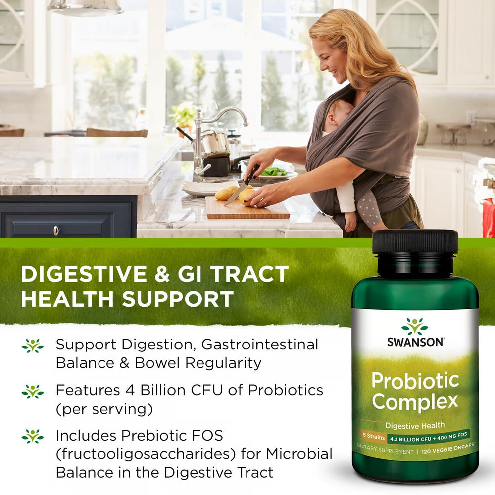 Swanson Probiotic Complex two-pack-box highlights value and convenient supply