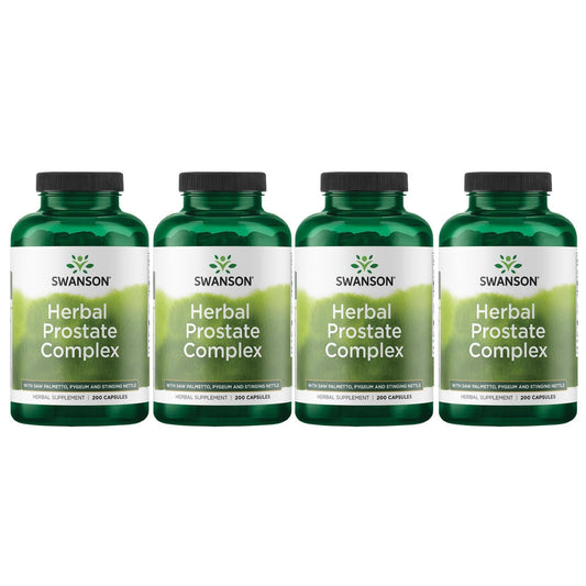 Swanson Prostate Complex bottle pour for easy daily use.