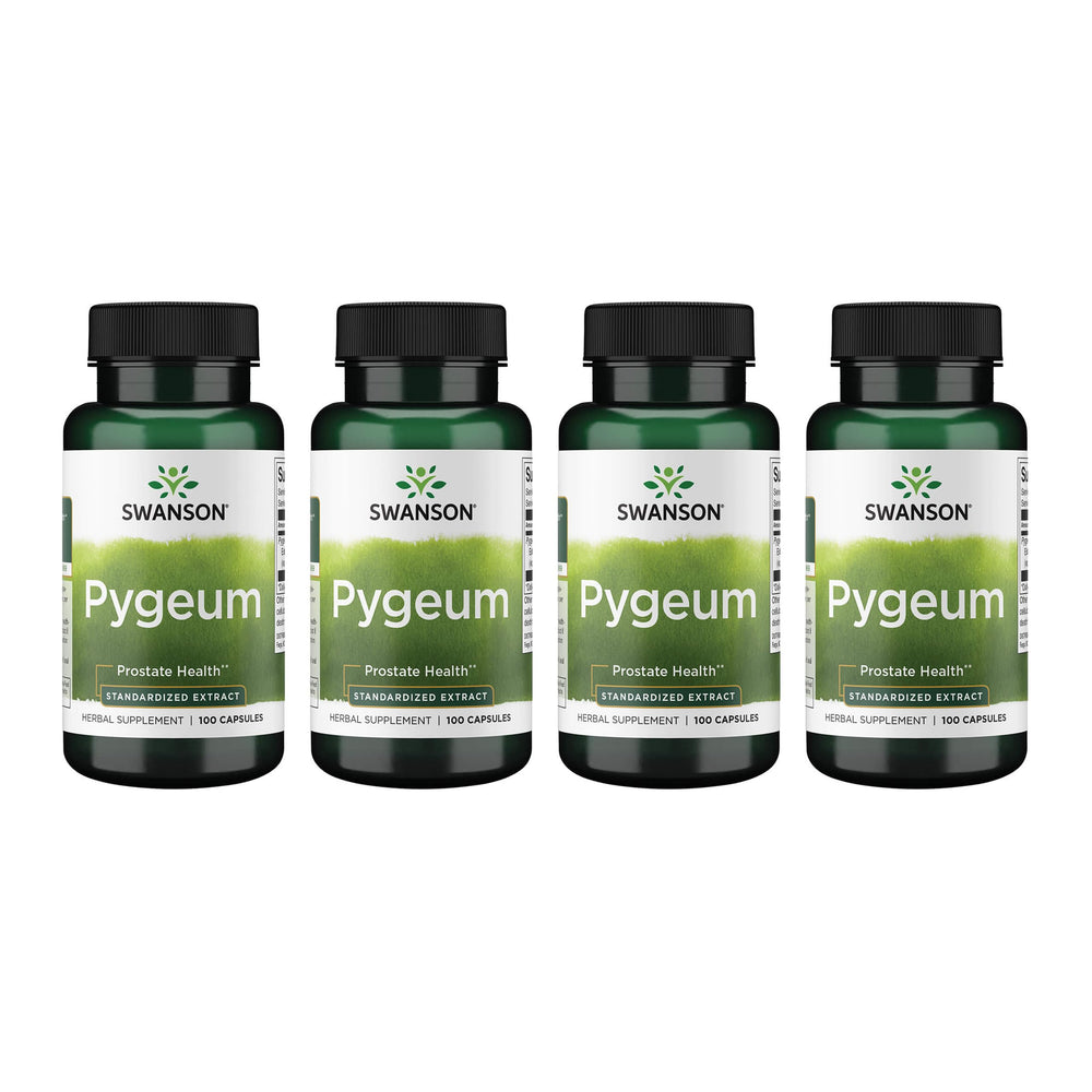 Swanson Pygeum bottle front highlighting herbal urinary support.