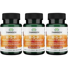 Swanson R-5-P bottle showing active Vitamin B2 for energy support