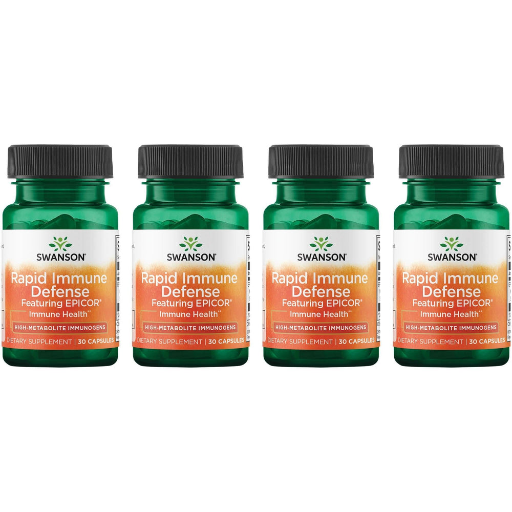 Swanson Ultra Rapid Immune Defense Epicor 500 mg bottle supports immune health during seasonal challenges