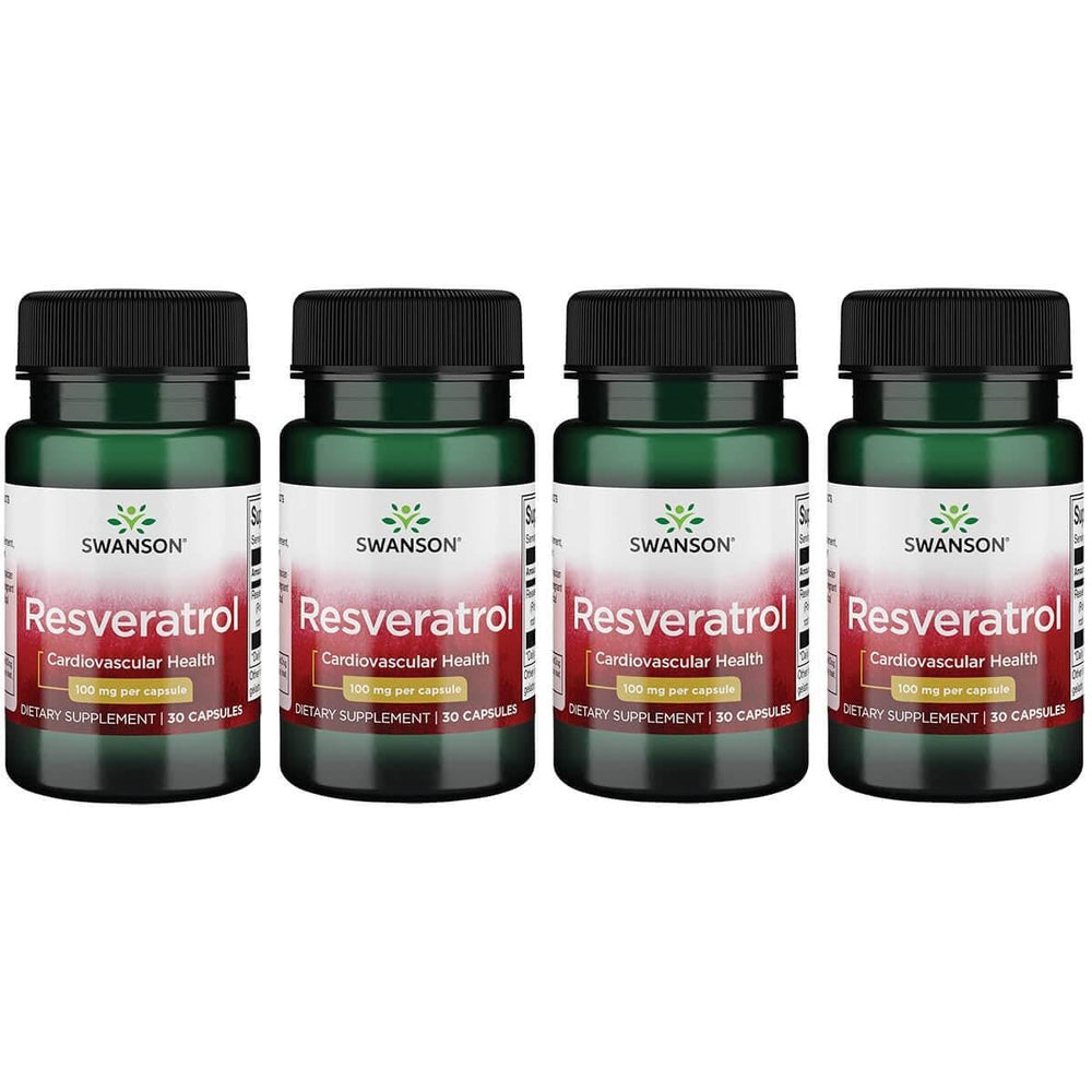 Swanson Resveratrol 100 capsules bottle for daily antioxidant support
