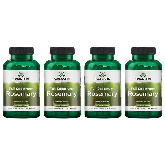 Swanson Rosemary bottle front highlighting natural immune support potential