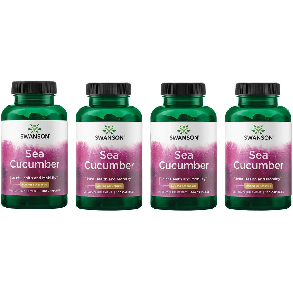 Swanson Sea Cucumber bottle packaging showing joint support for daily mobility.