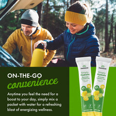 Swanson Simply Hydrate powder measures easily for precise, calorie-free hydration.
