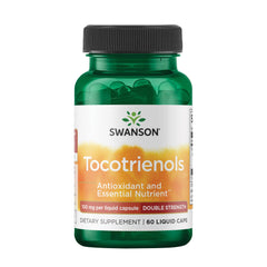 Swanson Strength Tocotrienols bottle front view showing delta- and gamma-tocotrienols for antioxidant support.