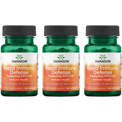 Swanson Ultra Rapid Immune Defense bottle with Epicor 500 mg supports daily immune balance