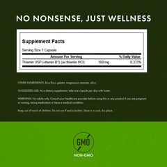 Two-pack Swanson Vitamin B1 packaging for cost-effective daily use