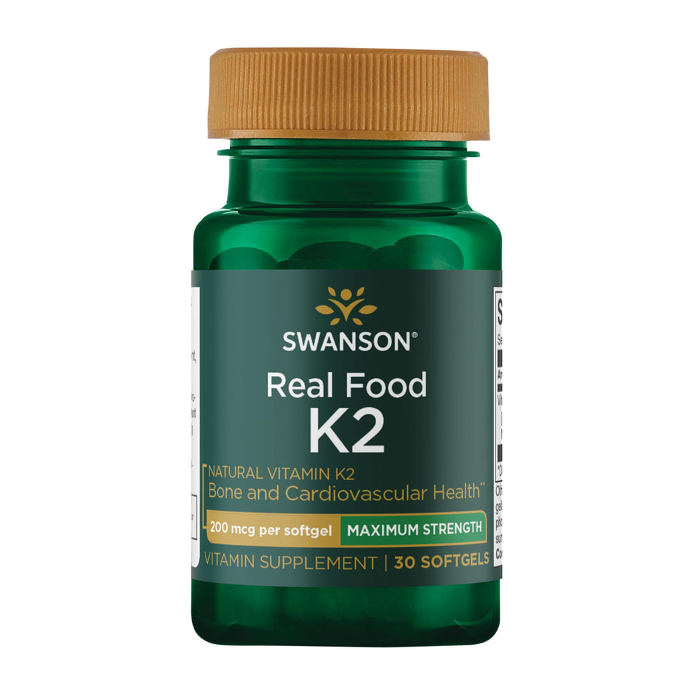 Swanson Vitamin K2 MK-7 natto bottle
for daily heart and bone support.