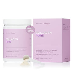 Swedish Collagen hydrolyzed marine collagen 300g pack for daily intake.