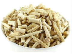 Sweet Post dried lalang grass rhizome crumbly texture suitable for simmering recipes.