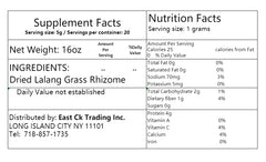 Sweet Post dried lalang grass rhizome surface shows pale yellow texture for infusions.