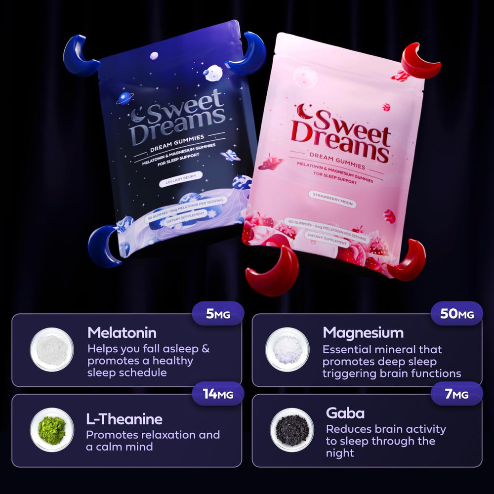 SweetDreams Dream Gummies strawberry moon flavor captures aroma and taste