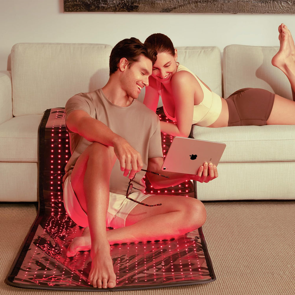 SWIRISE near-infrared light supports post-workout comfort and tension relief.