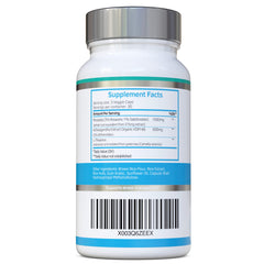 Swiss BioEnergetics Rhodiola and Ashwagandha bottle back detailing allergen-free formula.