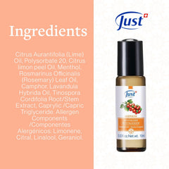 Guduchi Revitalizer applied on the inside of the wrists for discreet use