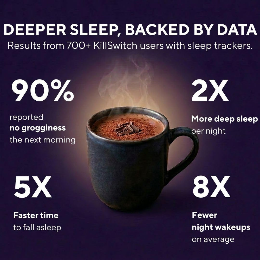 SWITCH Killswitch hot chocolate mug serving, ready to unwind after a long day.