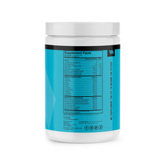 Swolverine Intra Tropical Blast powder scoop beside the tub for quick, mixable intra-workout fuel.