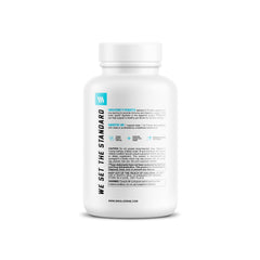 Swolverine Probiotix capsules close-up highlighting DE111 Bacillus Subtilis.