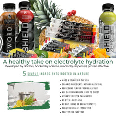 SWORD PERFORMANCE SHIELD orange packet provides clean electrolyte replenishment with natural taste