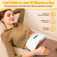 sykart electric abdominal massager dual massage heads close-up ready to knead