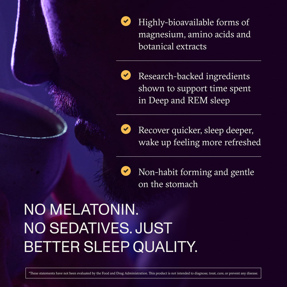 Synchro Rest Sleep warm water preparation beside a glass