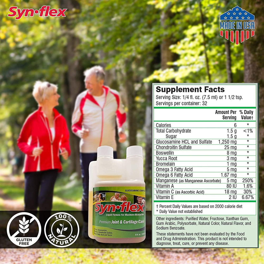 Synflex dosing spoon demonstrates berry flavor for easy daily dosing.