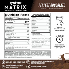 Syntrax Matrix instantized powder dissolves easily with a spoon.
