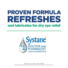 Systane drops in use image showing easy application.