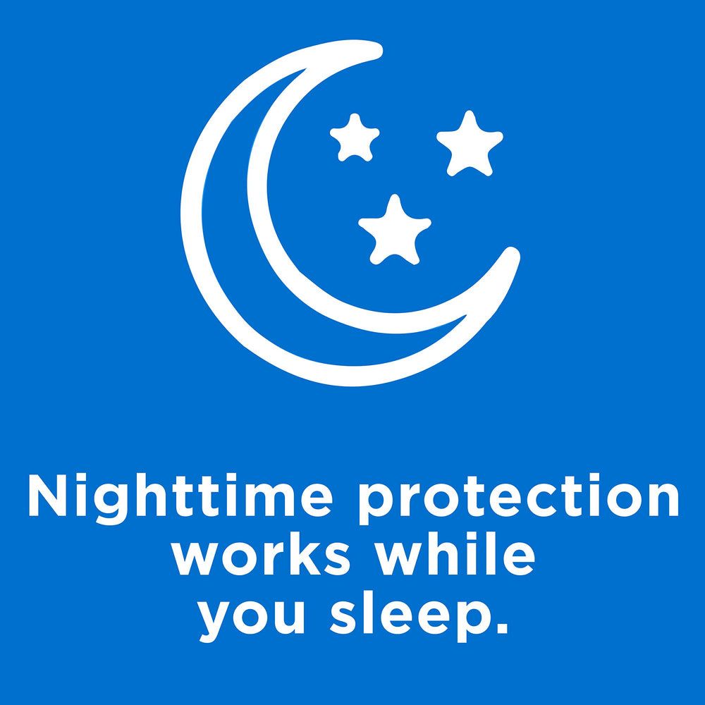 Systane Nightime Eye Ointment bedside nightstand scene implying overnight relief.