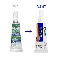 Systane Nightime Eye Ointment sleep-friendly setup suggesting rest-friendly hydration.