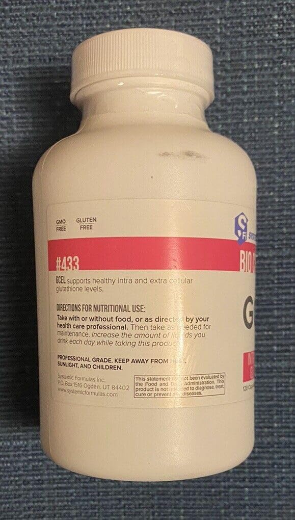 Systemic Formulas GCEL on a kitchen shelf for daily routine.