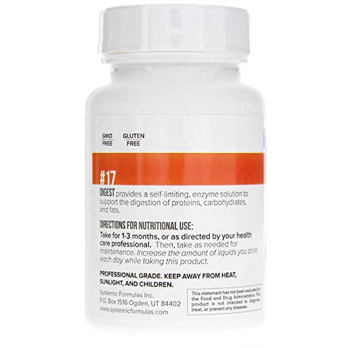 Systemic Formulas D - Digest capsules close-up for digestion support