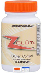 Systemic Formulas ZGLUTn gluten control bottle supports digestion after meals.