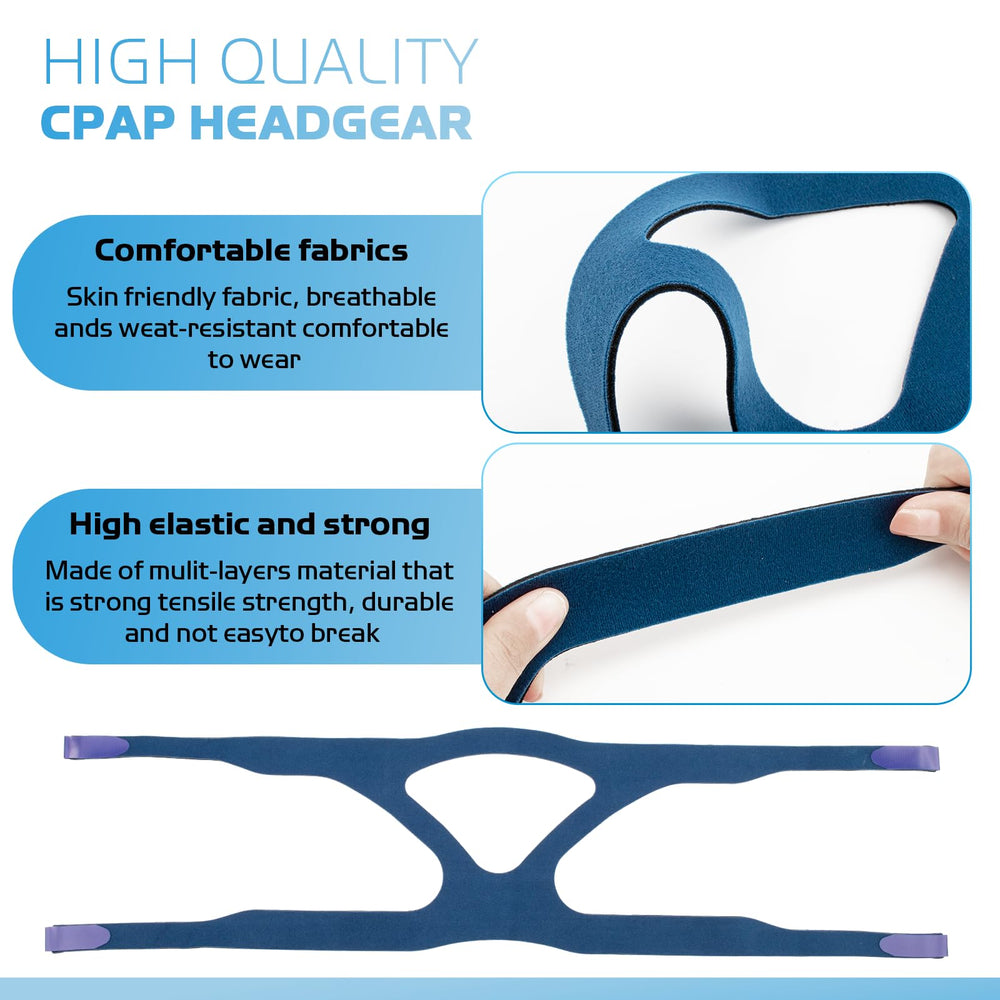 SyunsXoon breathable headstrap fabric reduces pressure points for comfortable all-night wear.