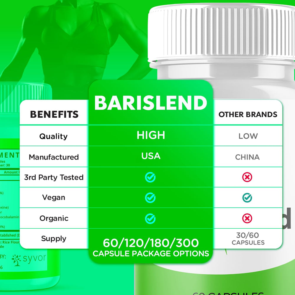Syvor Barislend advanced formula label signals a high-strength blend for daily wellness support