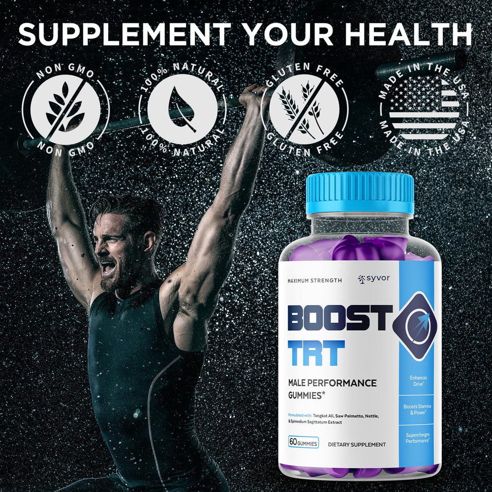 Syvor Boost TRT Gummies natural ingredients highlight a clean formula.