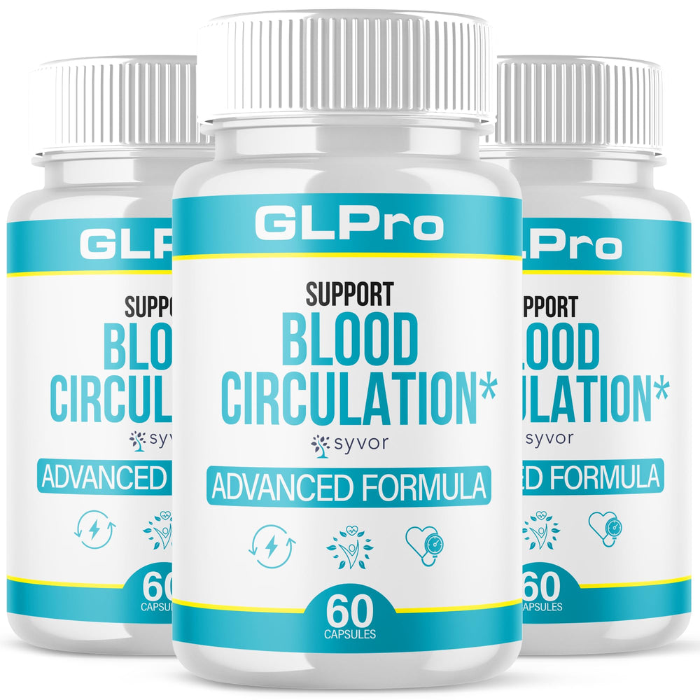 Syvor GLPro Blood capsules bottle front promotes daily wellness support