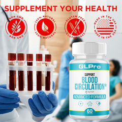 Syvor GLPro Blood capsules label detail emphasizes premium formula