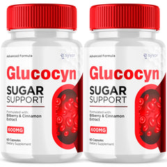 Syvor Glucocyn 2-pack bottle front view for an active lifestyle