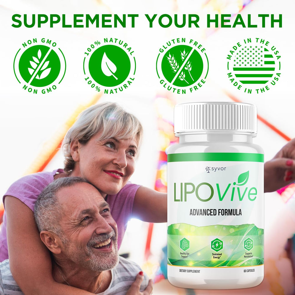 Syvor Lipovive active-lifestyle scene showing support during workouts