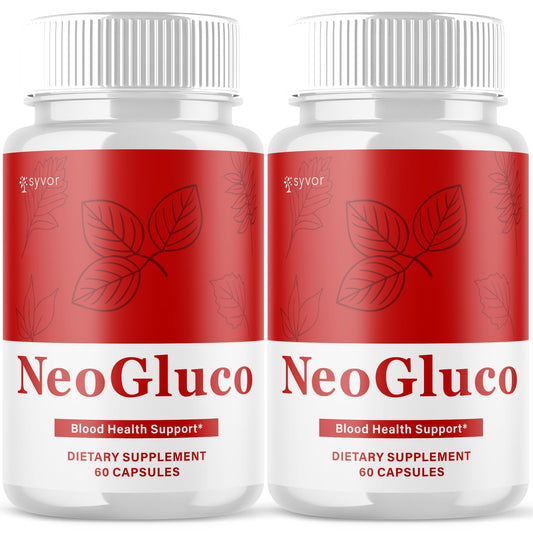 Syvor NeoGluco 2-pack display promoting daily glycogen support