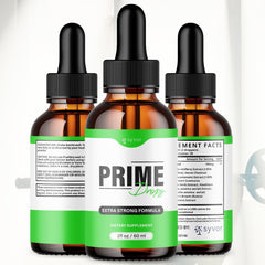 Syvor Prime Drops for Men bottle back label highlights natural ingredients.