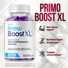 Syvor Primo Boost XL Gummies in morning routine setup.