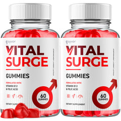 Syvor Vital Surge Gummies two-pack bottles for daily energy support