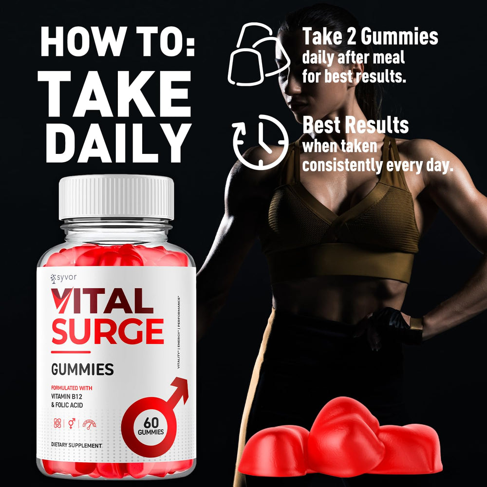 Syvor Vital Surge natural ingredients visual promoting all-natural formulation