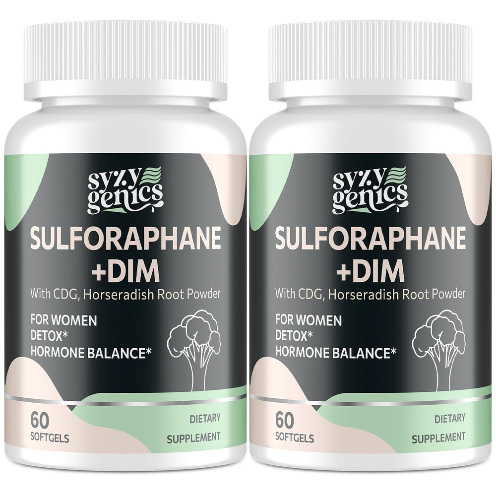 SYZY GENICS Sulforafano, botella de presentación para uso diario y equilibrio
